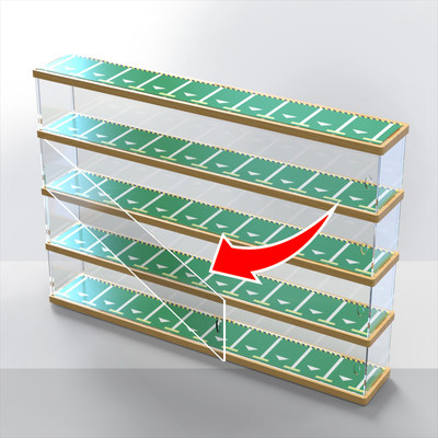 实木亚克力车模展示架汽车收纳柜