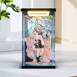 亚克力收纳盒 适用RIBOSE核糖文化绷坏:星穷铁道小不点猫猫 景元