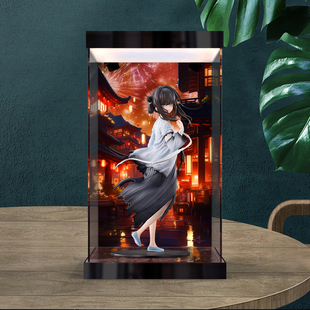 灯箱款亚克力收纳盒适用饿殍 明末千里行 满穗 烟花拾穗 1/7 手办