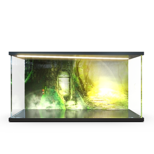 适用潘妮的宝盒桉涂梦幻茶会系列盲盒娃娃手办场景展示盒收纳盒