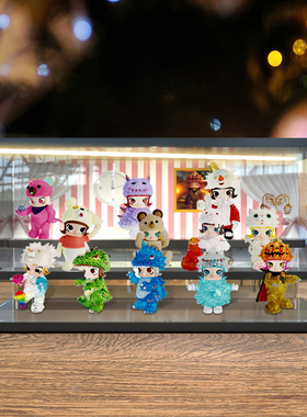 适用 MOLLY大久保INSTINCTOY娃娃装侵蚀场景展示盒泡泡玛特收纳盒