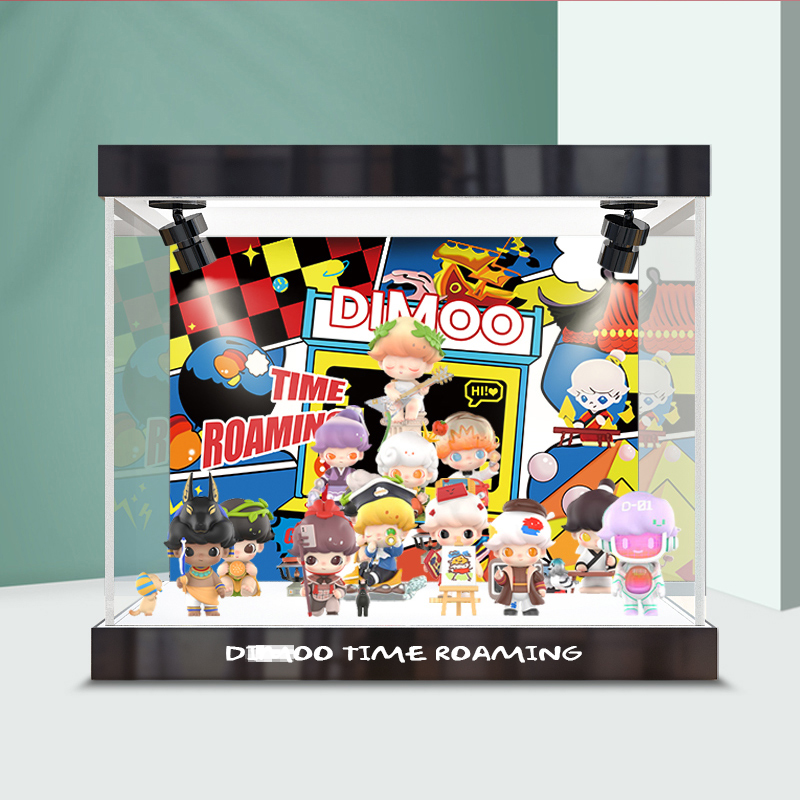 泡泡玛特DIMOO亚克力展示盒防尘