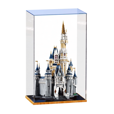 迪士尼城堡高透明lego积木展示盒