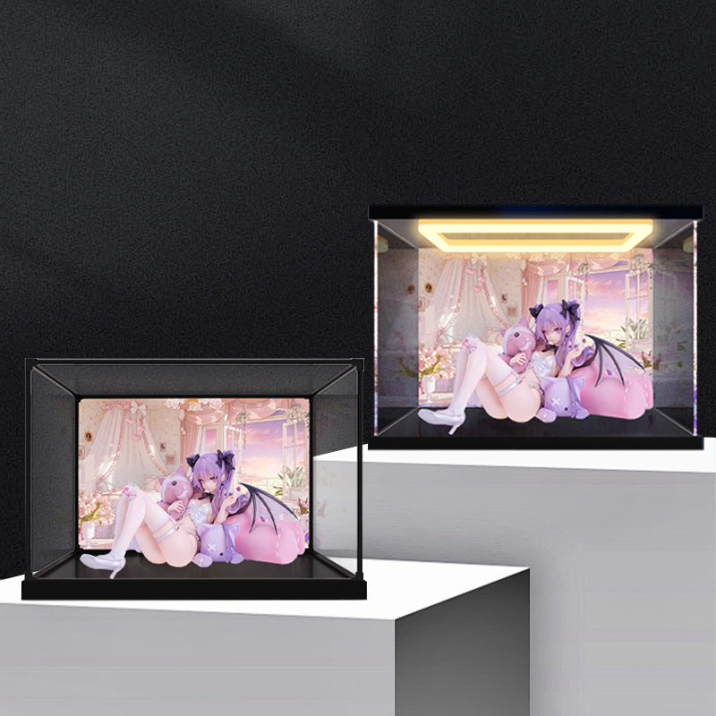 收纳盒适用Lim Land 伊芙 高糖版 手办亚克力主题背景展示盒