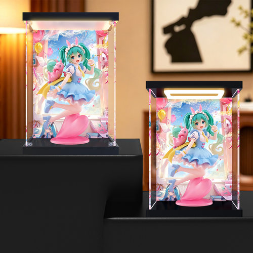 冰鹏适用初音未来×Rody 童话Ver.手办景品高清亚克力收纳盒