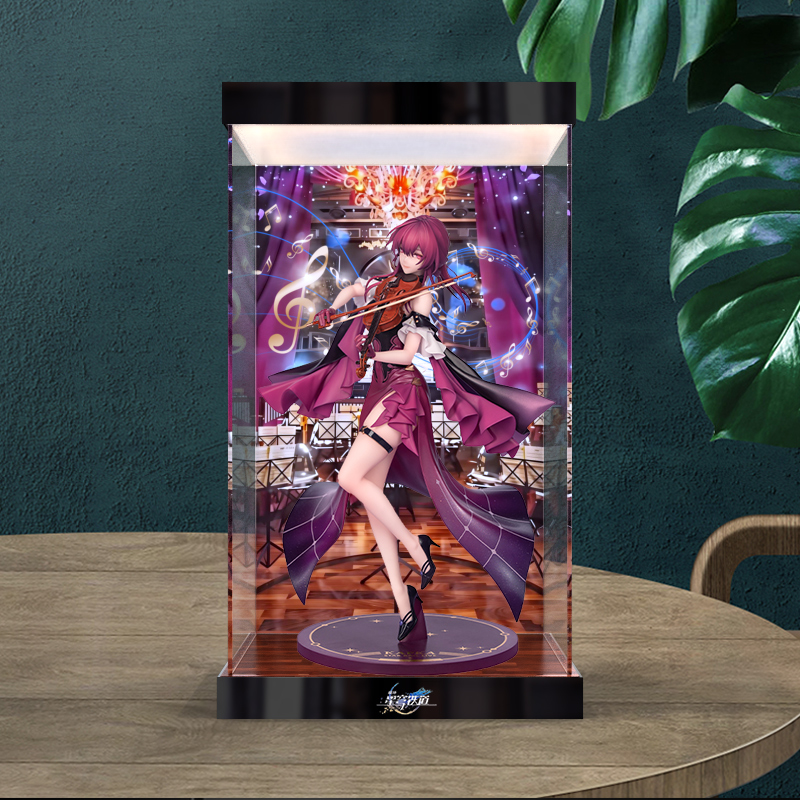 灯光亚克力收纳盒 适用崩坏 星穹铁道 卡芙卡星铁LIVE手办展示盒