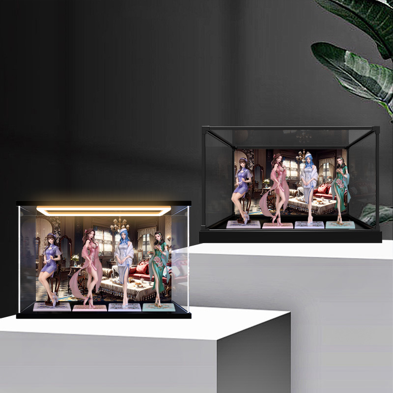 适用镜叔织梦系列王者荣耀貂蝉杨玉环王昭君西施 多人防尘收纳盒