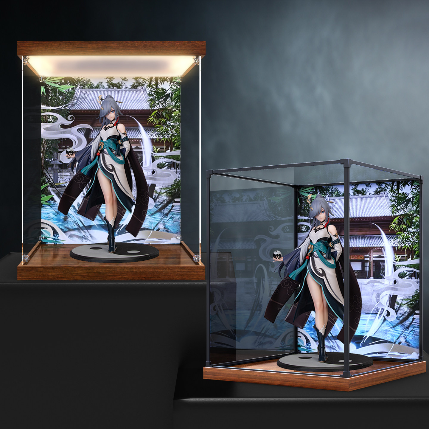 适用 Myethos 崩坏3 符华 云墨丹心 手办亚克力主题彩绘款收纳盒