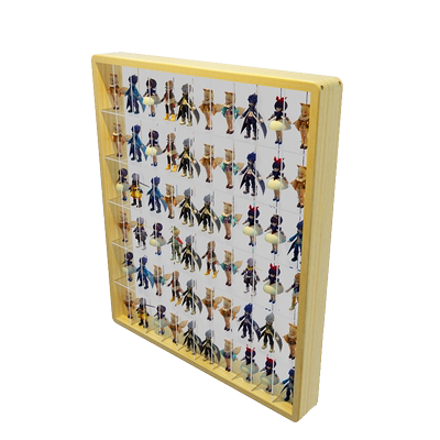 挂墙款防尘亚克力展示柜收纳盲盒