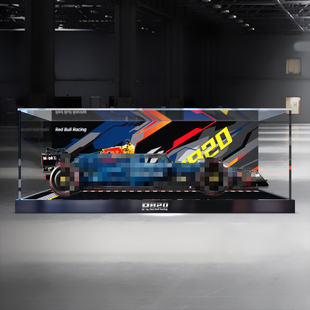 透明亚克力展示盒适用乐高机械组 42206 Oracle红牛 RB20 F1赛车