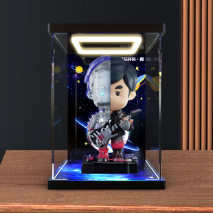 灯光展示盒 适用周杰伦上海演唱会同款手办咪咕*周同学元宇宙Q版