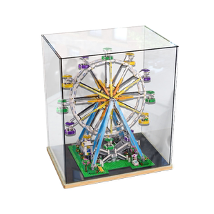 LEGO 10247亚克力展示盒摩天轮积木模型透明收纳盒拼装盒防尘罩盒