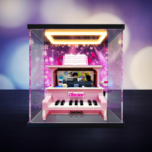 适用Keeppley周杰伦官方二次元周同学第1弹钢琴模型回灯收纳盒