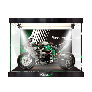 亚克力展示盒乐高42170机械组川崎Ninja H2R摩托车积木收纳防尘罩