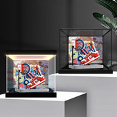 亚克力展示盒适用乐高43021街球玩家 Dunk透明防尘手办收纳盒