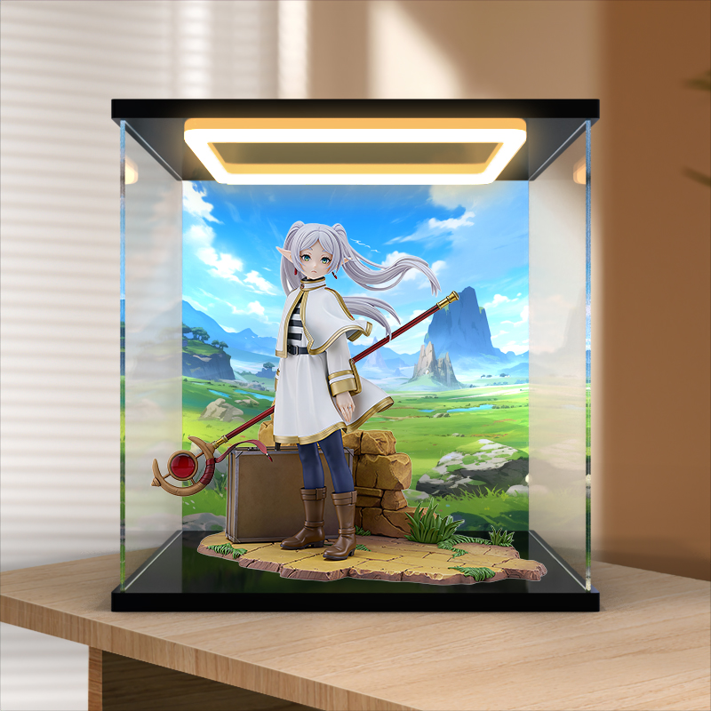 回型灯亚克力收纳盒子适用良笑社 葬送的芙莉莲 黄昏色的魔法手办