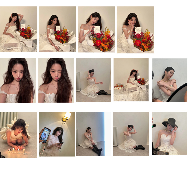 饭制IVE张元英小卡自制自拍小卡ins风周边应援卡片送闺蜜生日礼物