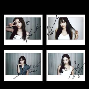 aespa自制周边小卡金玟庭宁艺卓柳智敏Giselle拍立得小卡高颜值