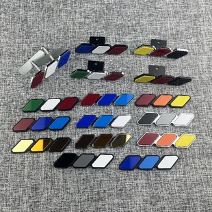 适用于丰田坦途中网标Tacoma中网标格栅三色标改装坦途后尾贴标