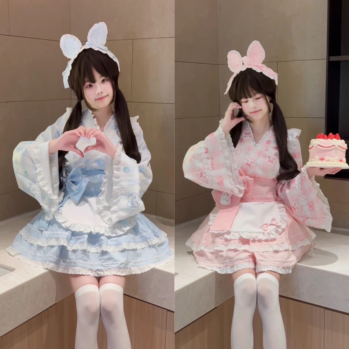 洛丽塔和服套装女夏款lolita日系可爱甜美公主连衣裙洛丽塔裙子
