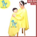 韩国新生儿童宝宝剪发围布挡碎发不沾发成人理发围布幼儿剃头围布