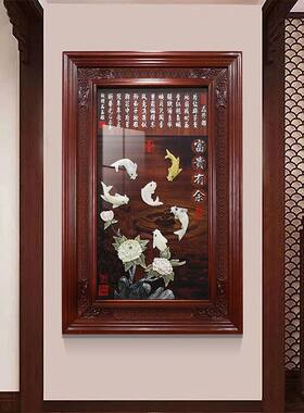 玄关装饰画新中式客厅沙