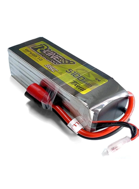 格氏Rline 95C Tattu 5100mAh 6s 22.2V 锂聚动力电池