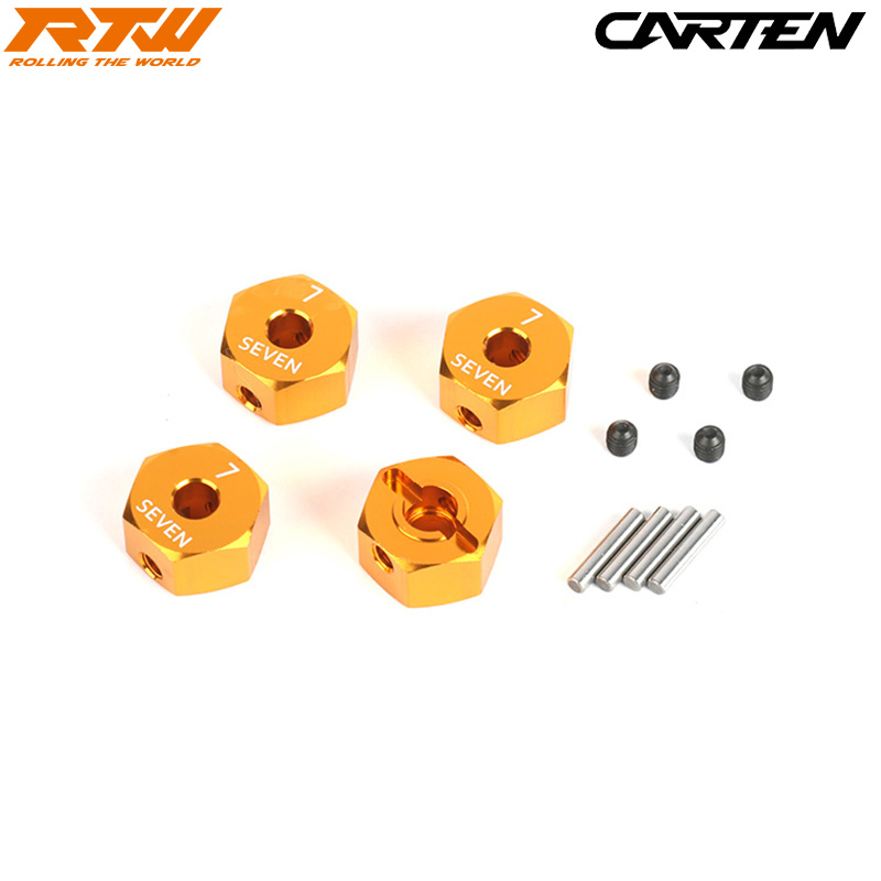 CARTEN 1/10 模型车通用接合器 12MM接合器六角+7MM  #NBA344