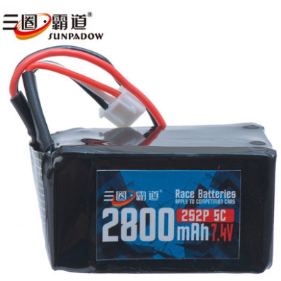SUNPADOW三圈霸道 模型锂电池 2S接收电 2800mAh 5C 7.4V S128010