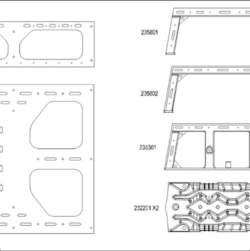 EMOX4大豹子攀爬车车尾龙门架