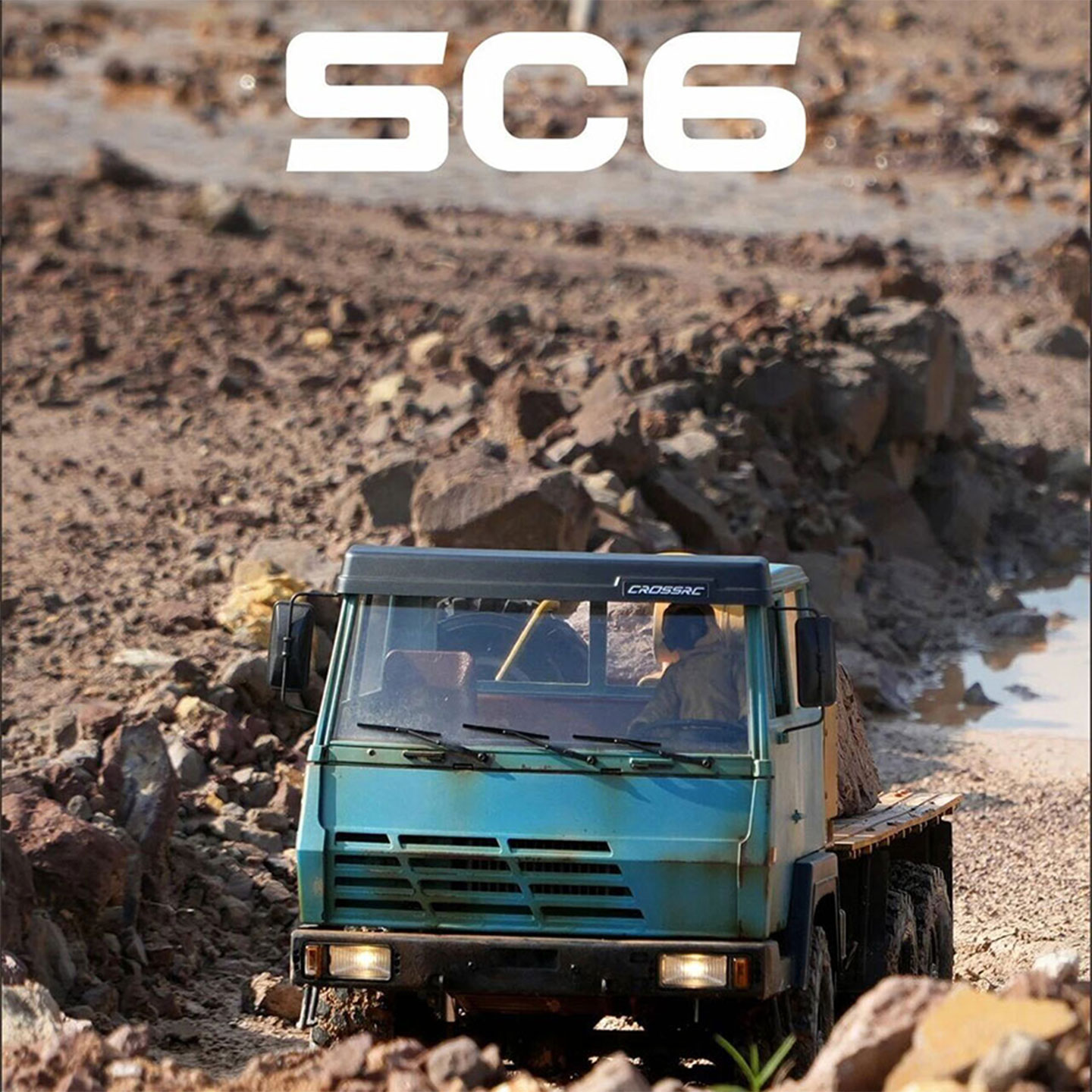 CROSSRCSC6越野卡车军卡攀爬车