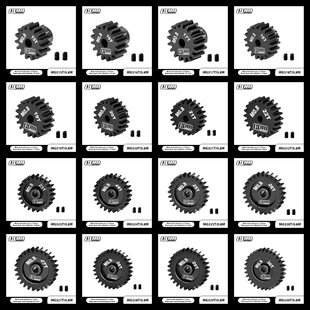 GPM 铬钢电机齿 0.8M模数 32P ,3.17mm中孔 (15T-30T)