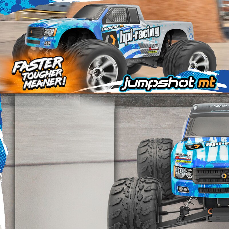HPI Jumpshot MT V2 Flux遥控电动1/10两驱越野车大脚车160260