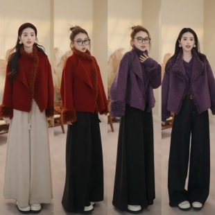 【夏天粉丝专享】26春【大红大紫】双面羊绒!红红火火~