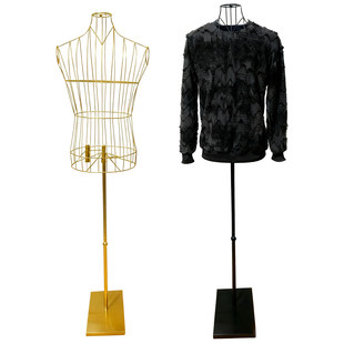 店道具服装 铁艺模特男服装 架全半身金属模特衣服展示 包邮 香港澳门