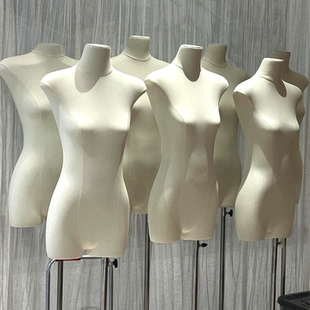 香港澳门包邮高级模特展示架女装店人台人偶道具女半身服装店橱窗