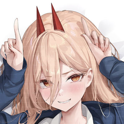 C105 Daefny绘画 电锯人 小虎牙 帕瓦 二次元动漫等身抱枕套