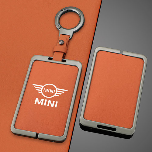 适用于电动MINI COOPER钥匙套nfc卡片包24款宝马迷你车专用壳扣女