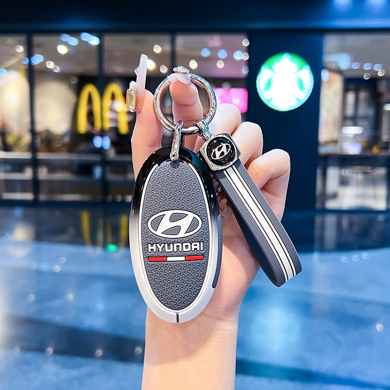 北京现代途胜钥匙套11代索纳塔全包24款胜达保护壳艾尼氪loniq6扣