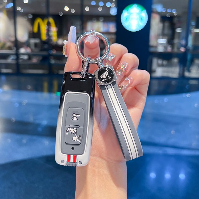 适用于本田摩托125la钥匙套adv350壳lead豪爵pcx160包裂行扣男女