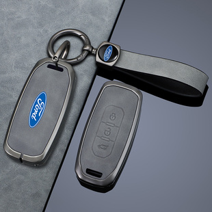 适用于福特游骑侠Ranger钥匙套扣包2023款柴油金属汽油皮卡改装壳