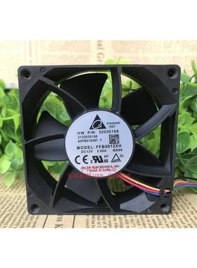 原装台达 FFB0812XH 8025 12V 2A 80*80*25MM 4线 大风量暴力风扇