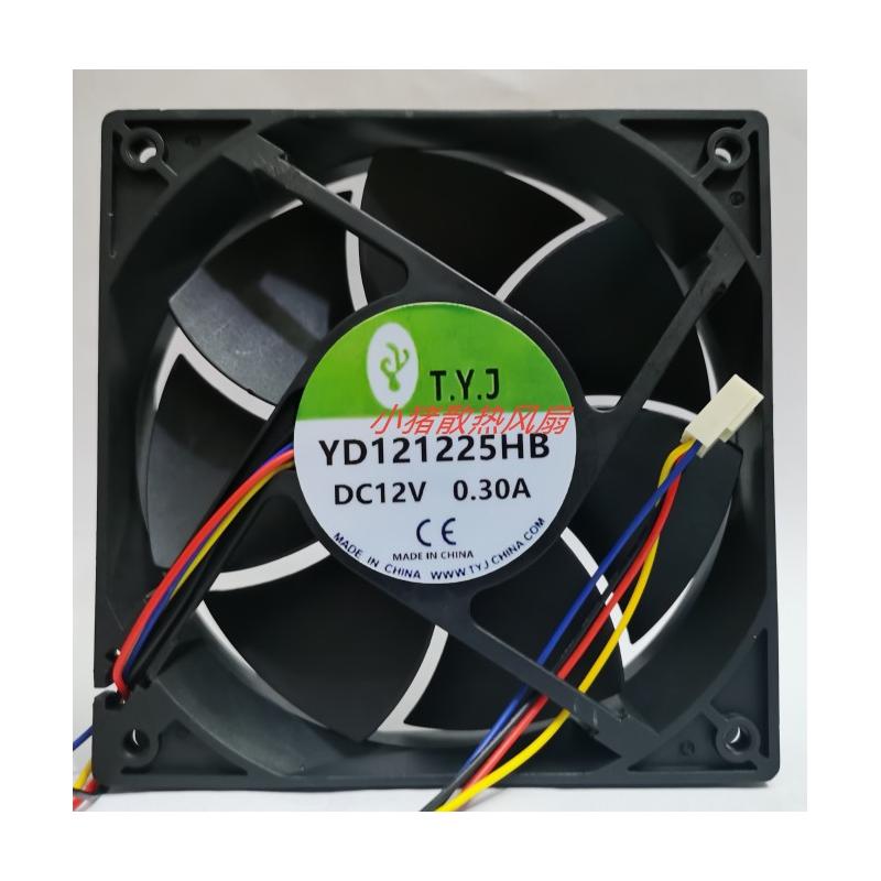 T.Y.J YD121225HB 厘米DC12V 0.30A/ 2/3/4线散热风扇 12025