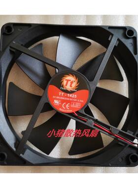 全新 TT-1425 14025 DC12V 0.34A 静音机箱两线14CM 电源散热风扇