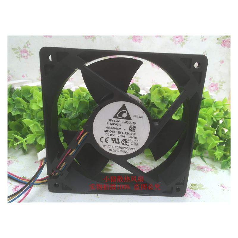 120*32MM 台达 EFC1248DF-F00 12032 48v 12cm大风量 4线PWM风扇