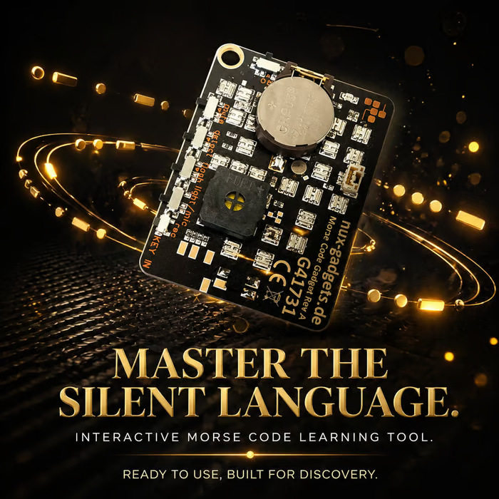 跨境新品Morse Code Trainer Card Pro LED Edition