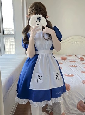 万圣节cos服爱丽丝疯狂回归cos服装女仆装lolita二次元连衣裙