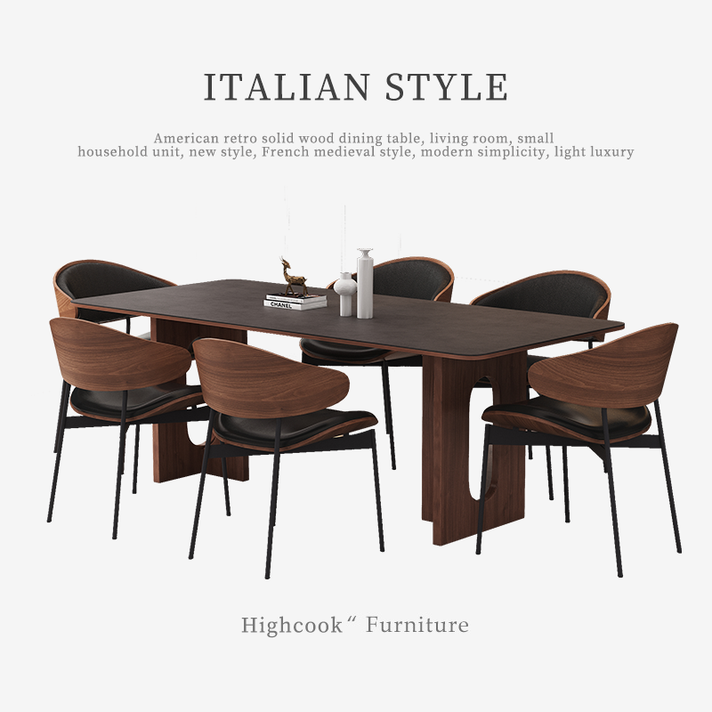 HIGHCOOK/韩库长方形木复古风