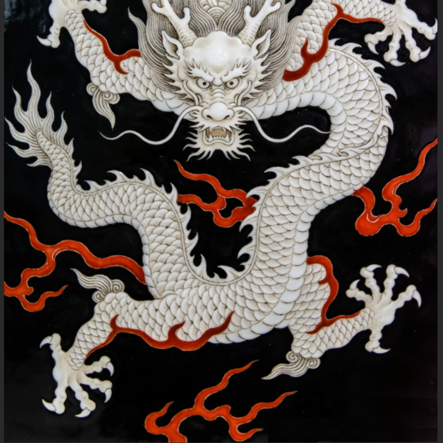 工笔画底稿 工笔白龙白描4#打印稿宣纸稿本店拷贝稿学习临摹,家居饰品,国画,淘宝优惠券,粉丝福利购,淘宝优惠卷