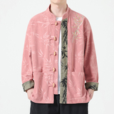 2025新中式风夹克刺绣外套复古中式唐装男A087-1-JK767P125，男装夹克，电商A087-1